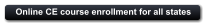 Online CE course enrollment for all states